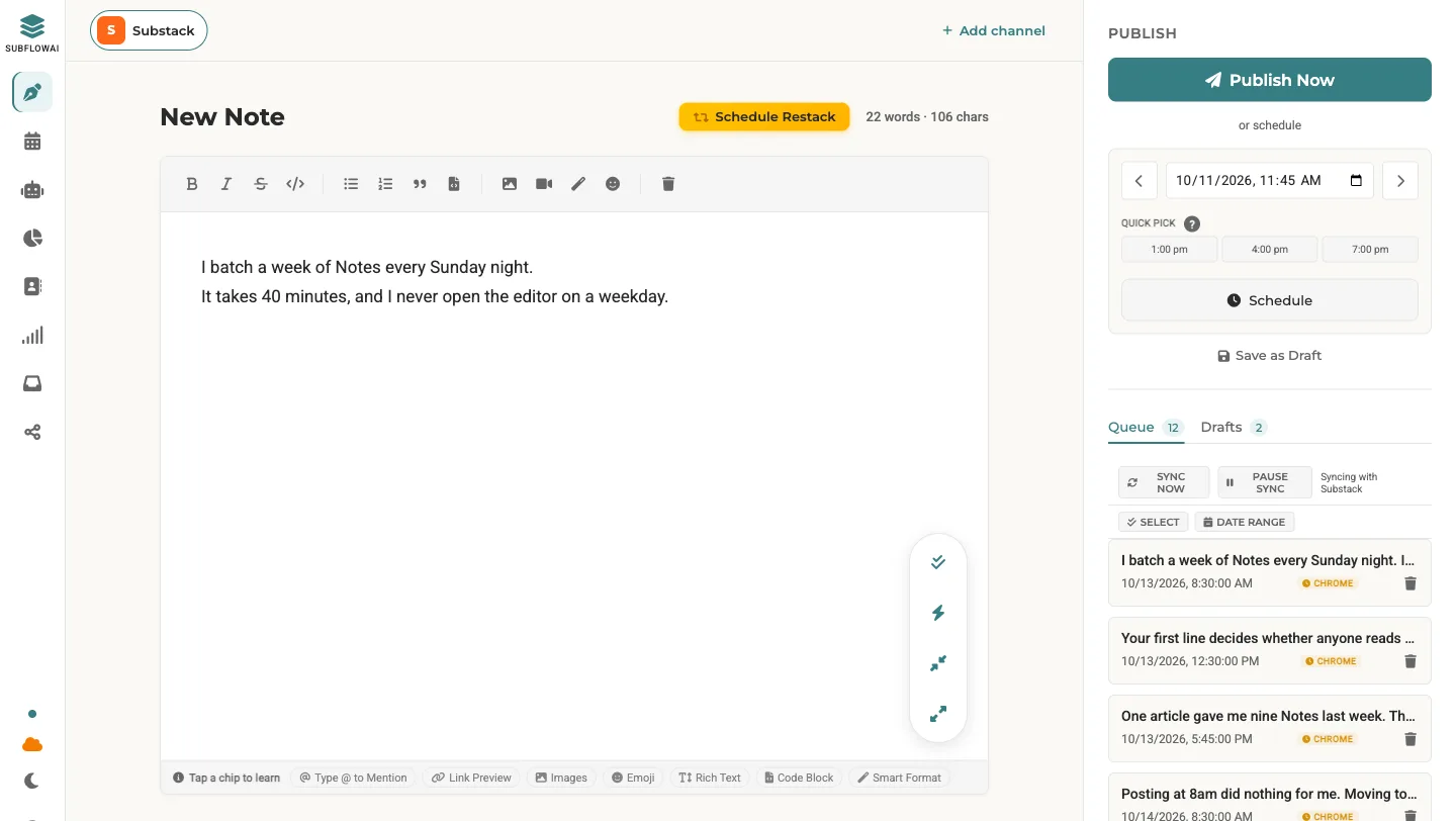 Smart Bulk Scheduler